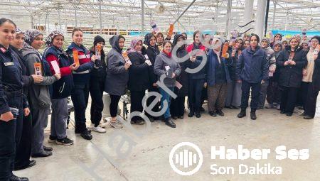 Kütahya Simav’da Jandarma’dan Sera Çalışanlarına KADES Eğitimi