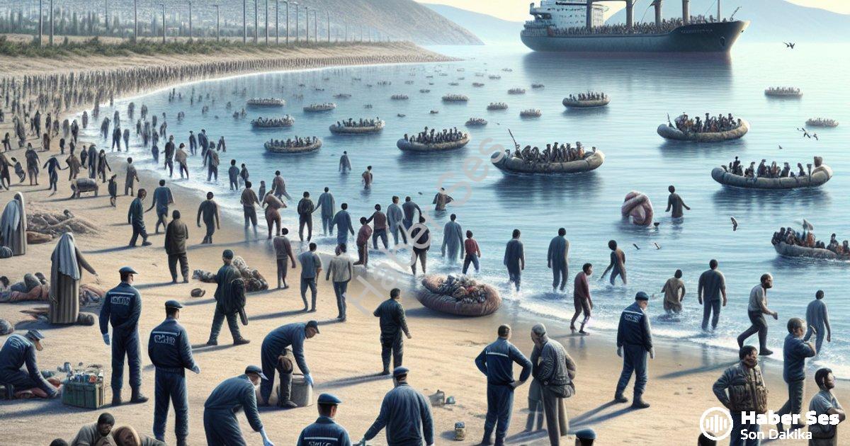 "İzmir Kıyılarında Hareketli Saatler: 120 Düzensiz Göçmen Hakkında İşlem Yapıldı" başlıklı haber içi