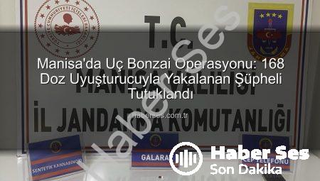 Manisa’da Uç Bonzai Operasyonu: 168 Doz Uyuşturucuyla Yakalanan Şüpheli Tutuklandı