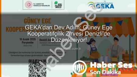 Güney Ege Kooperatifçilik Zirvesi Denizli’de Düzenleniyor: Üretim ve Dayanışma Vizyonu Şekillenecek