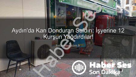 Aydın’da Kan Donduran Saldırı: İşyerine 12 Kurşun!
